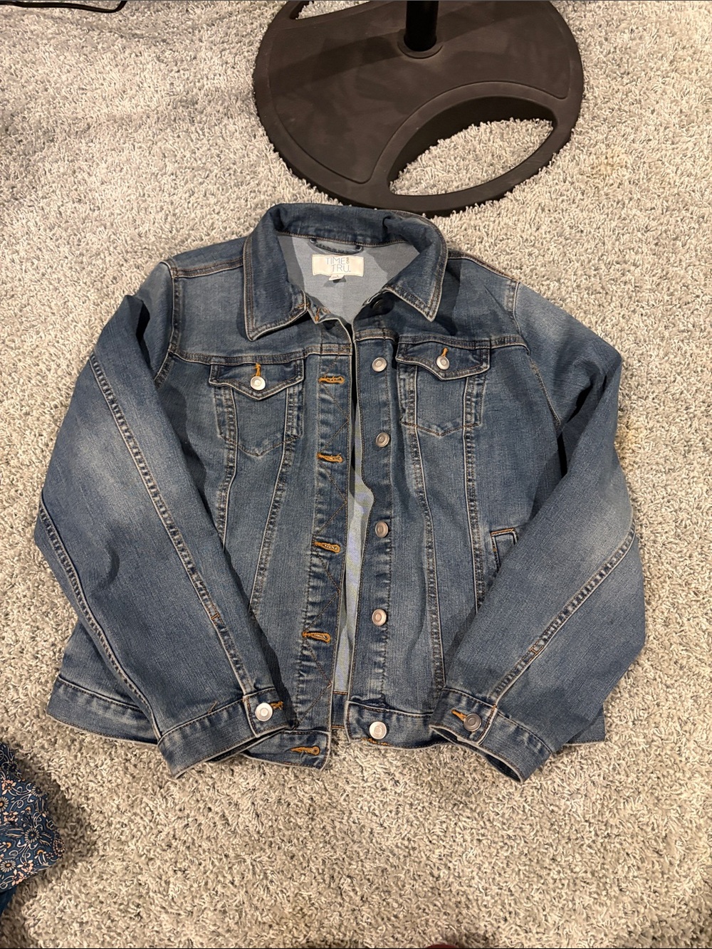 Time and Tru Medium Blue Denim Jacket